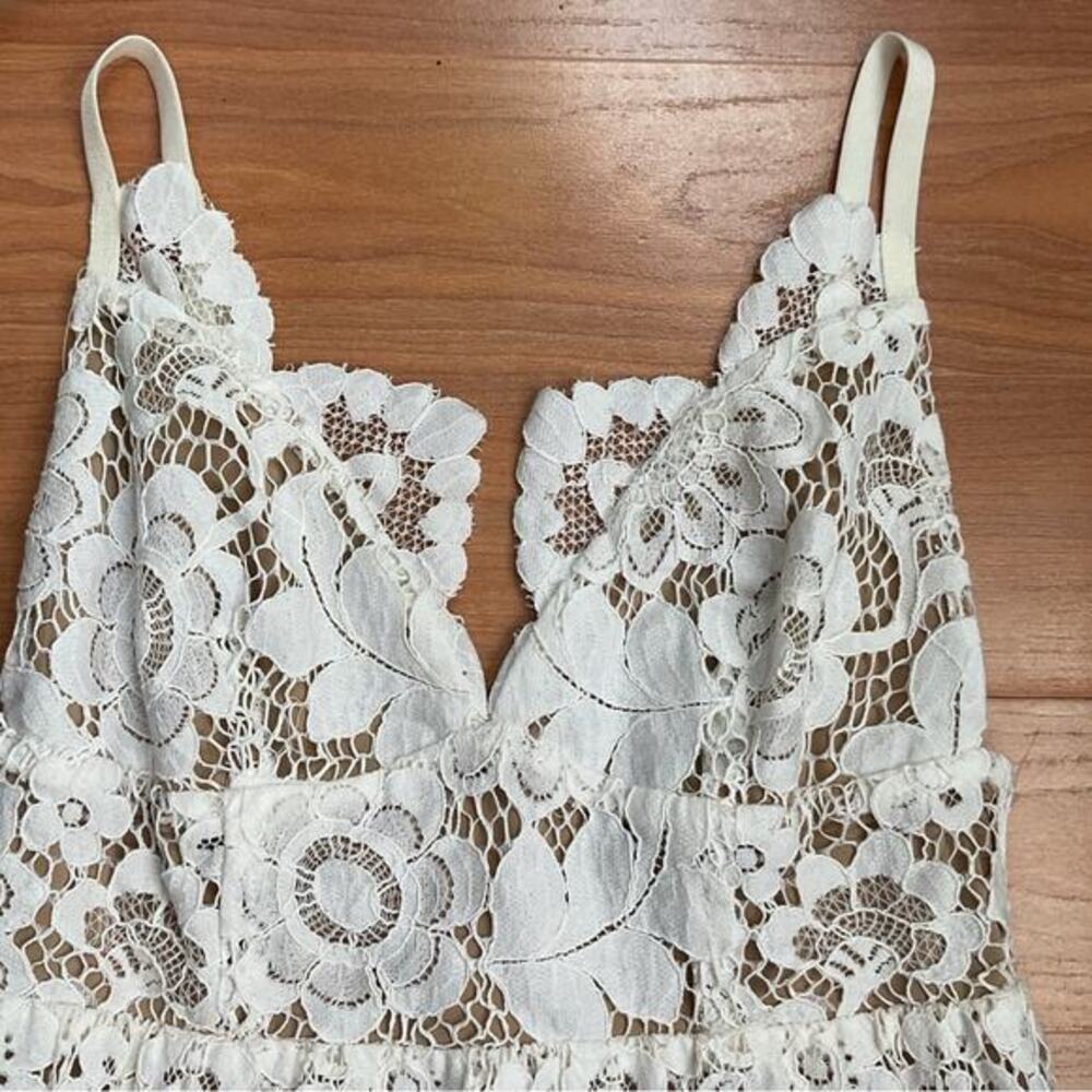 For Love and Lemons white lace mini dress small - Picture 7 of 7